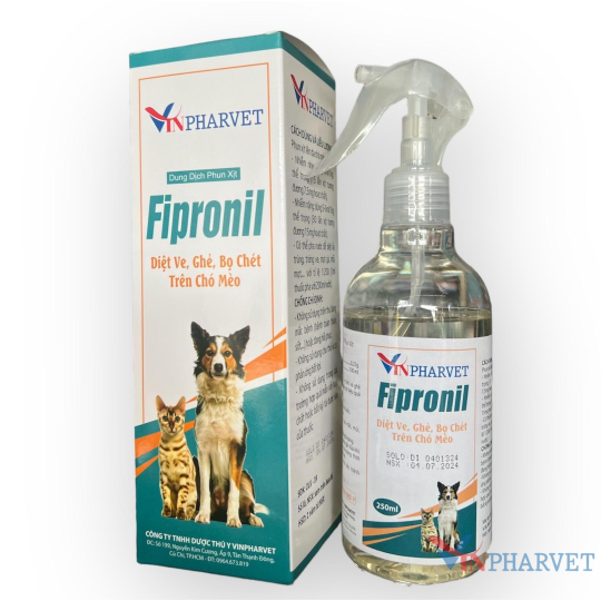 Thuốc xịt ve,rận, bọ chét FIPRONIL 
